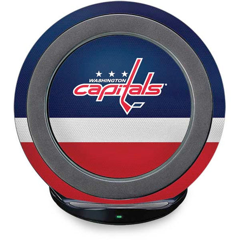 NHL Washington Capitals Jersey Fast Charge Wireless Charging Stand Skin